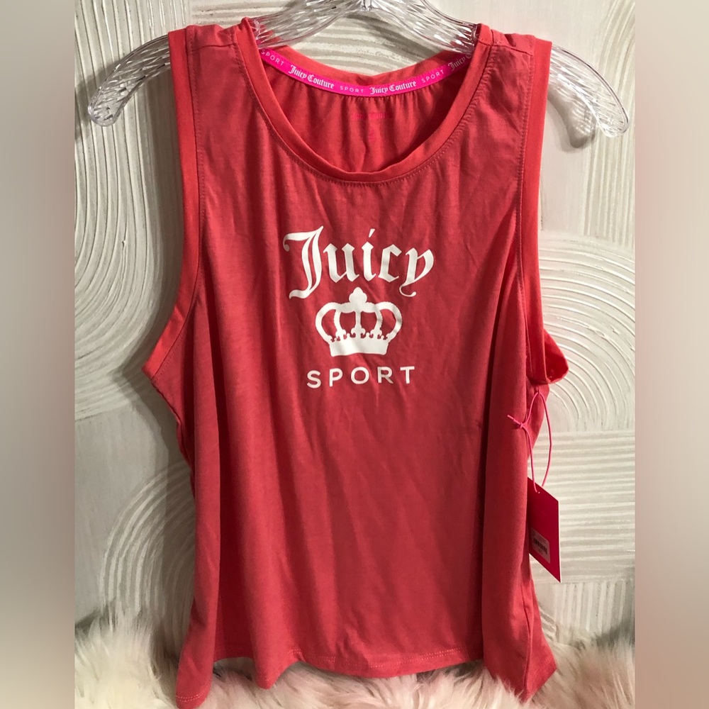 Juicy Couture Sport Orange Workout Tank.